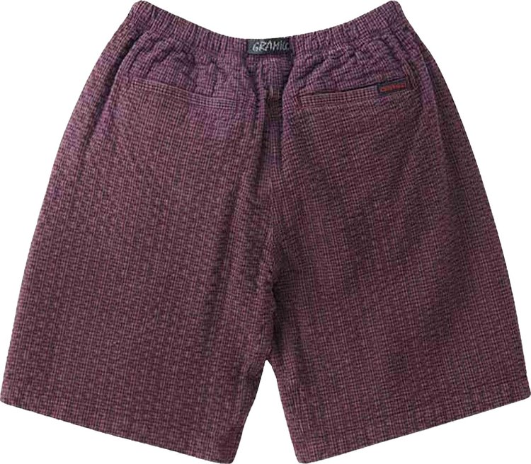 Gramicci OG Seersucker G Shorts Dusty Maroon