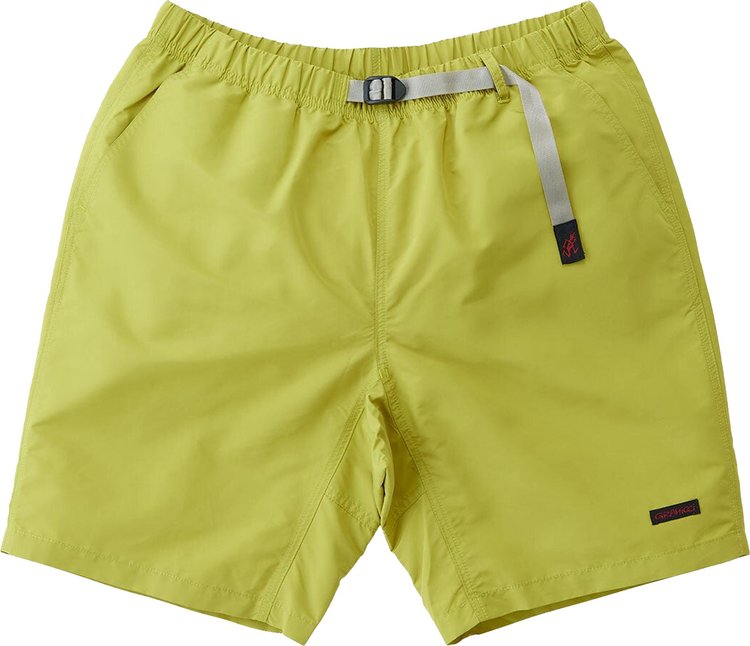 Gramicci Shell Packable Shorts 'Foggy/Lime'