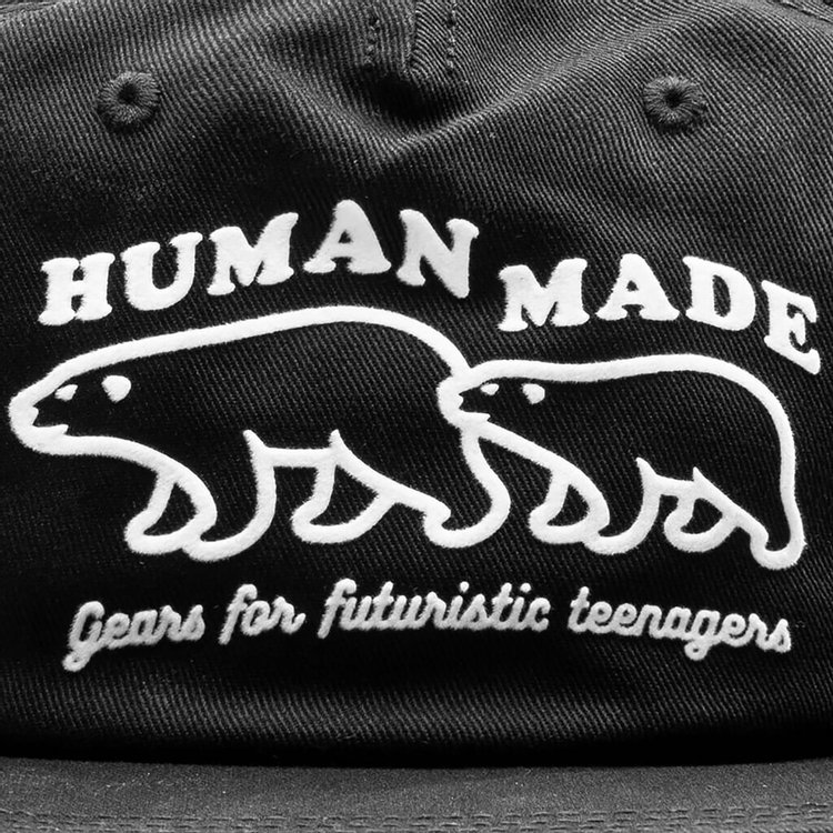 Human Made 5 Panel Cap 2 Black