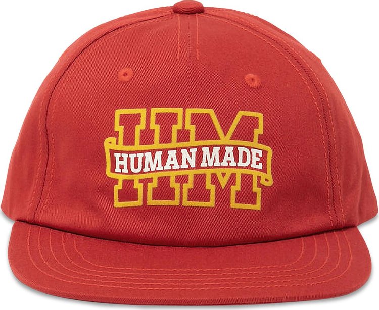 Human Made 5 Panel Twill Cap 1 Red