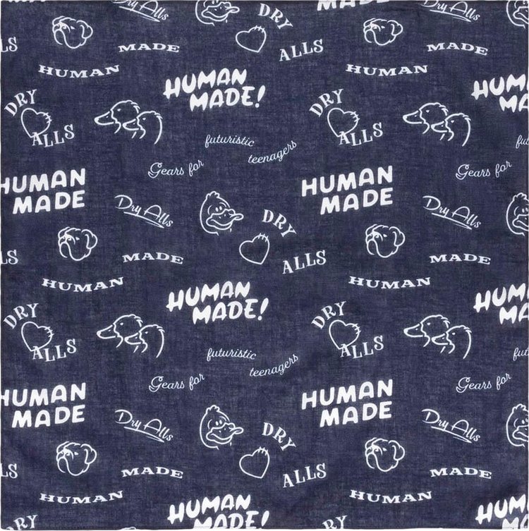 Human Made Bandana 2 Navy