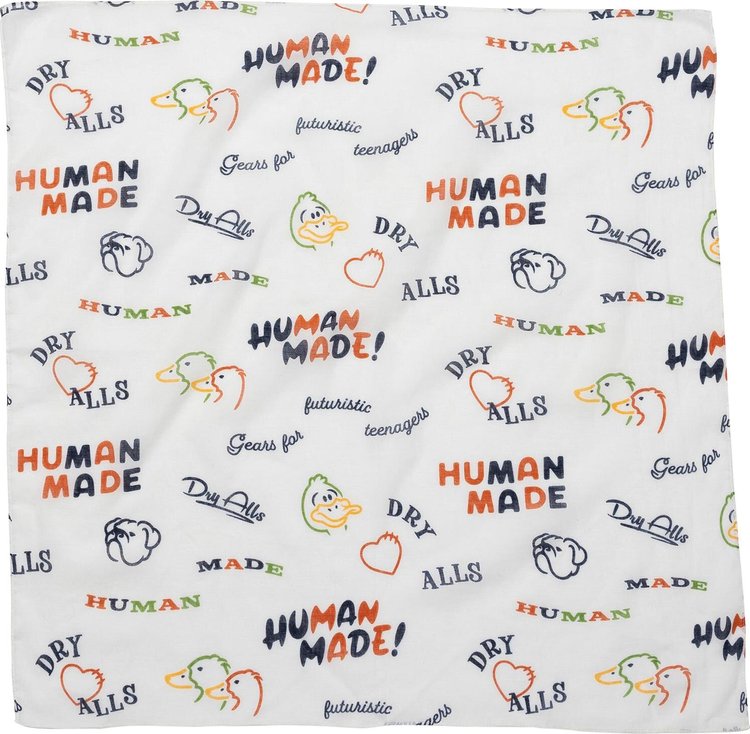 Human Made Big Bandana #2 'White'