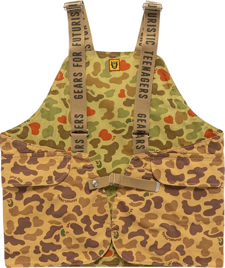 Human Made Duck Camo Reversible Hunting Vest 'Olive Drab'