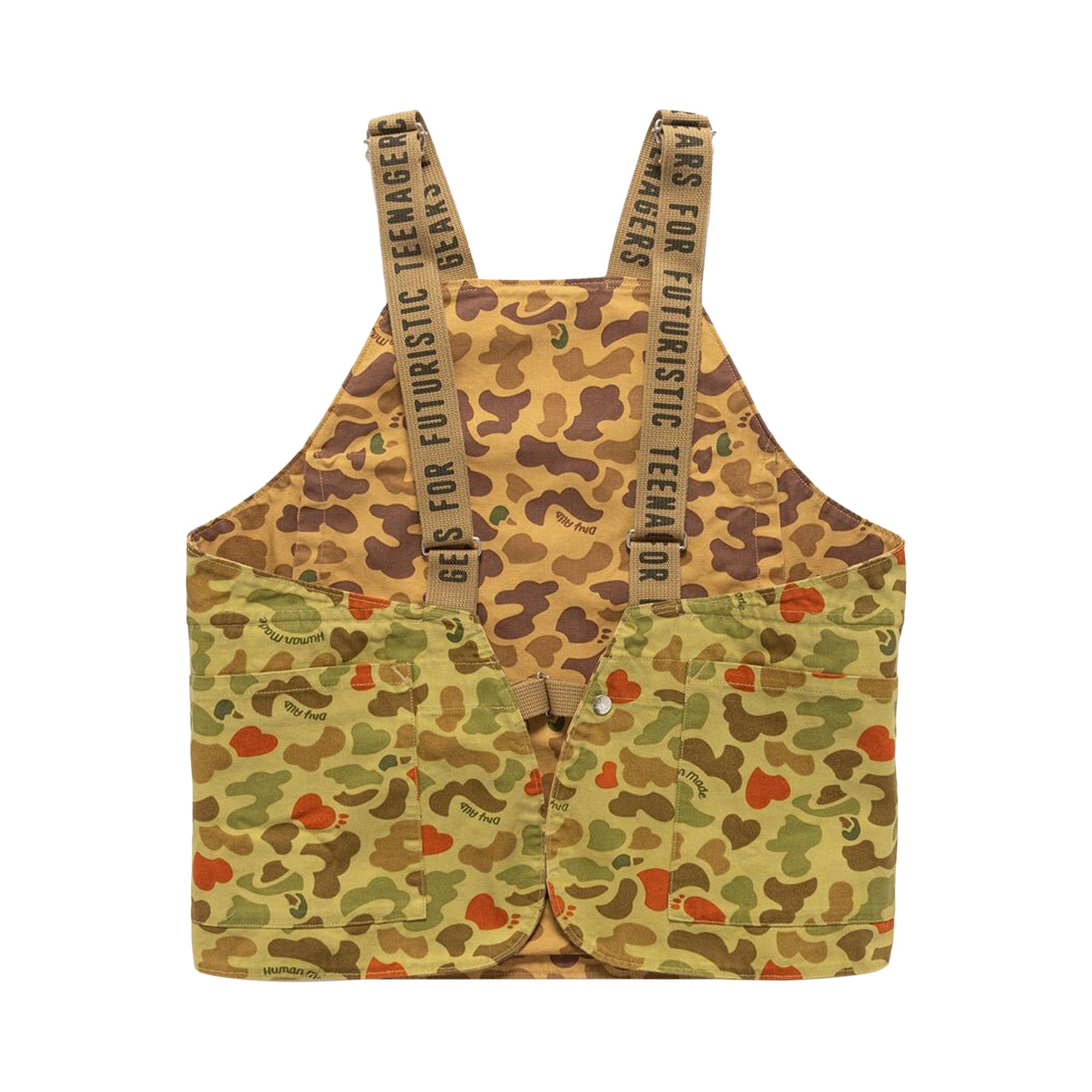 Buy Human Made Duck Camo Reversible Hunting Vest 'Olive Drab' - HM26JK019  OLIV | GOAT