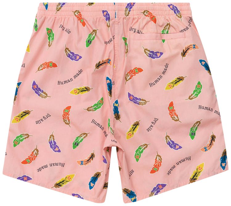 Human Made Feather Shorts Pink