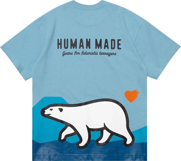 Human Made Graphic T Shirt Blue