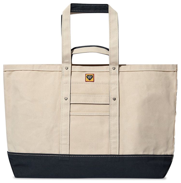 Human Made Large Heavy Canvas Tote Bag Navy