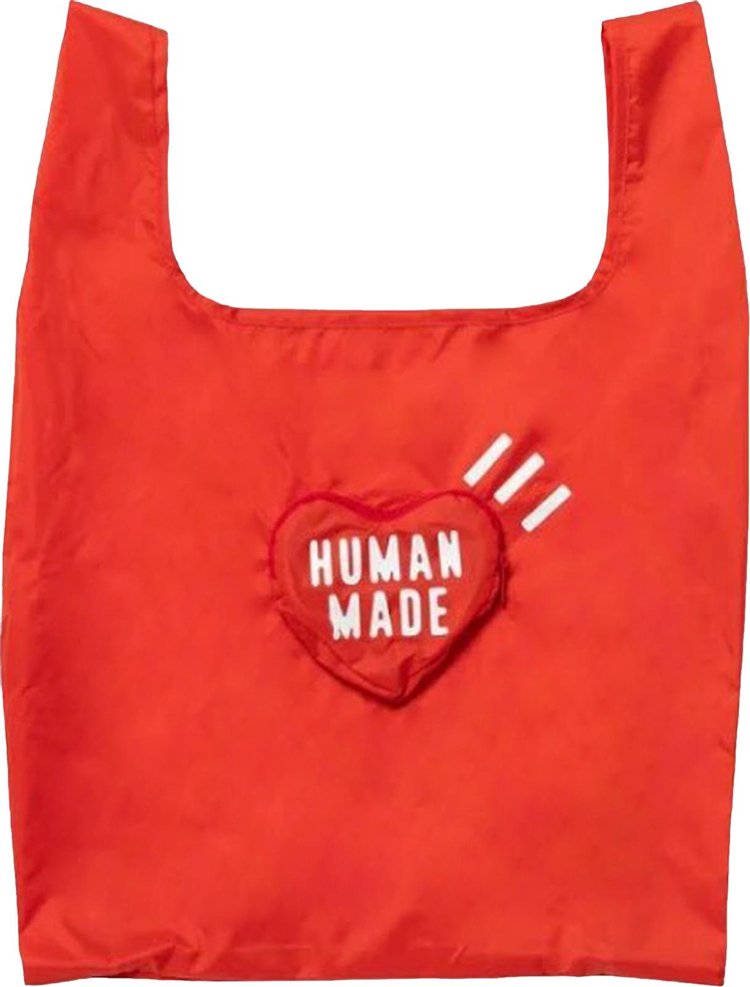 Human Made Packable Nylon Tote Bag 'Red'
