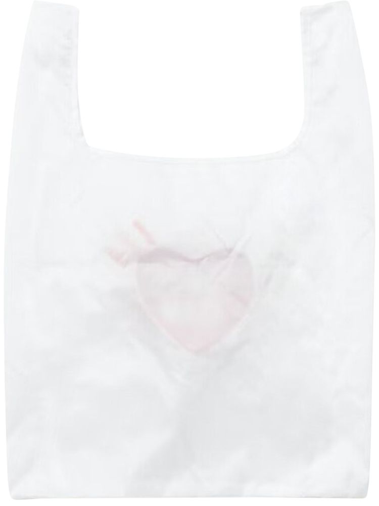 Human Made Packable Nylon Tote Bag White