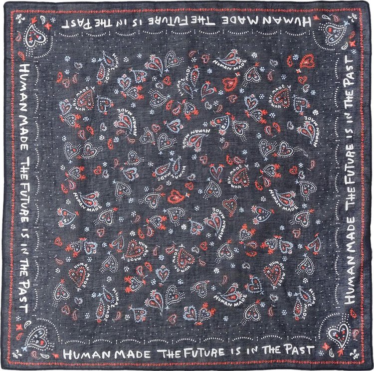 Human Made Paisley Bandana Navy