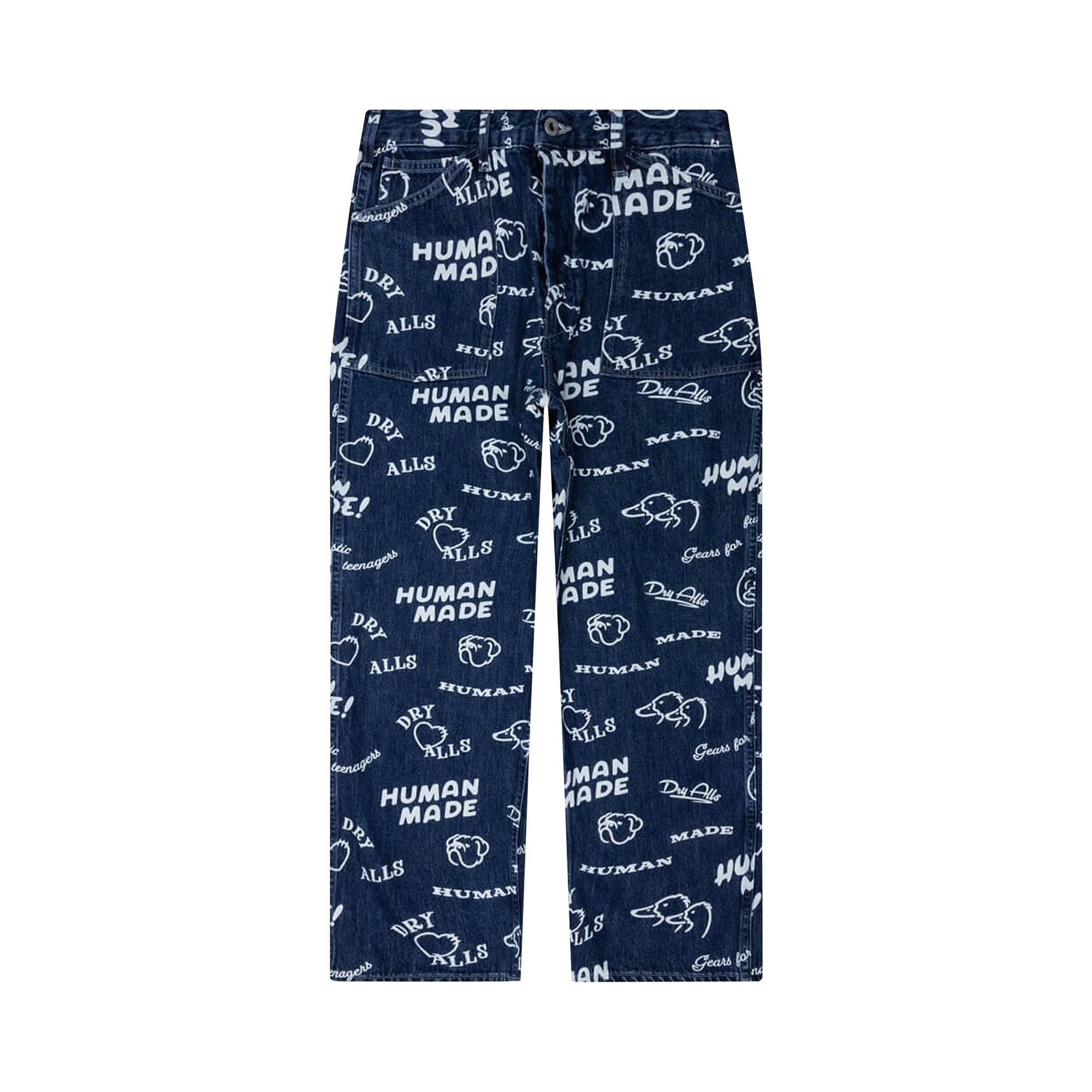 パンツ human made PRINTED DENIM BAGGY JEANS human made PRINTED DENIM BAGGY JEANS