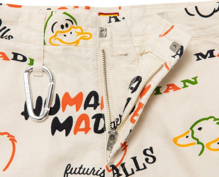 Human Made Printed Chino Pants White