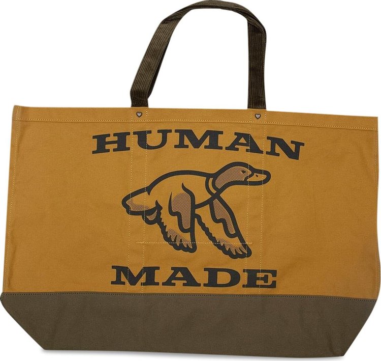 Human Made Large Tote Bag 'Yellow'