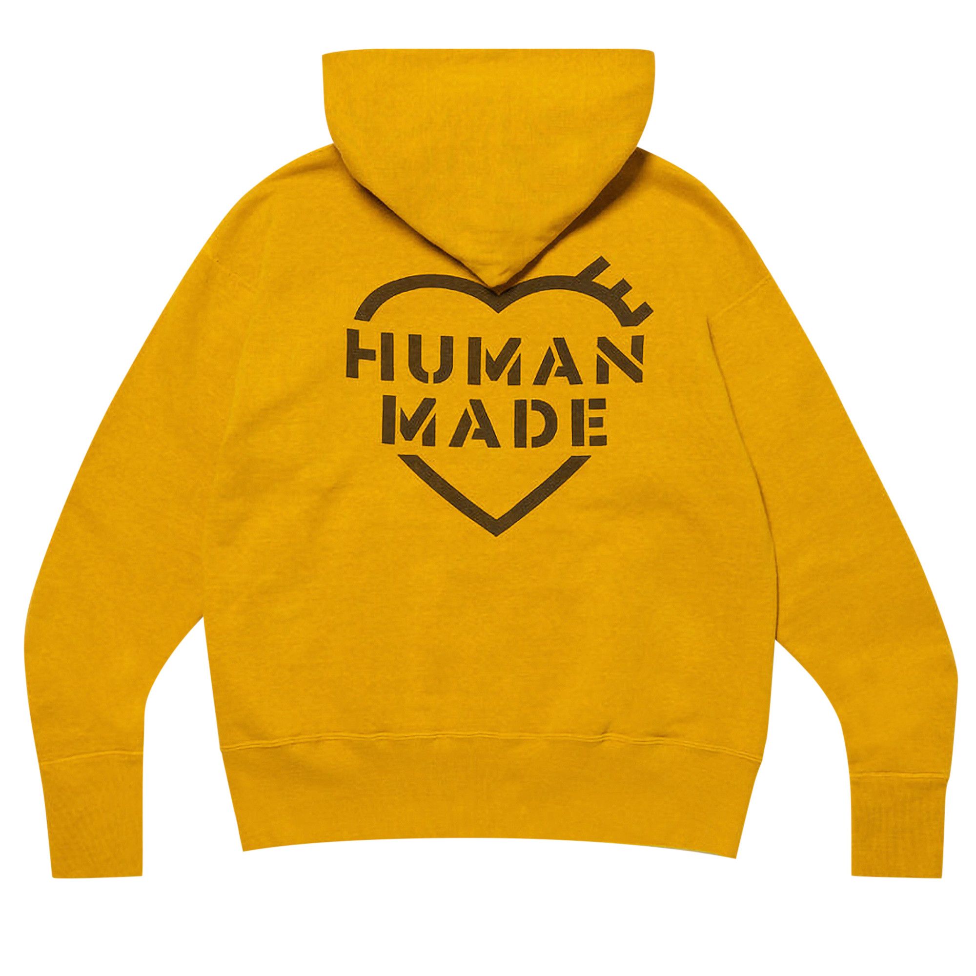 Buy Human Made Tsuriami Hoodie #2 'Yellow' - HM25CS009 YELL | GOAT