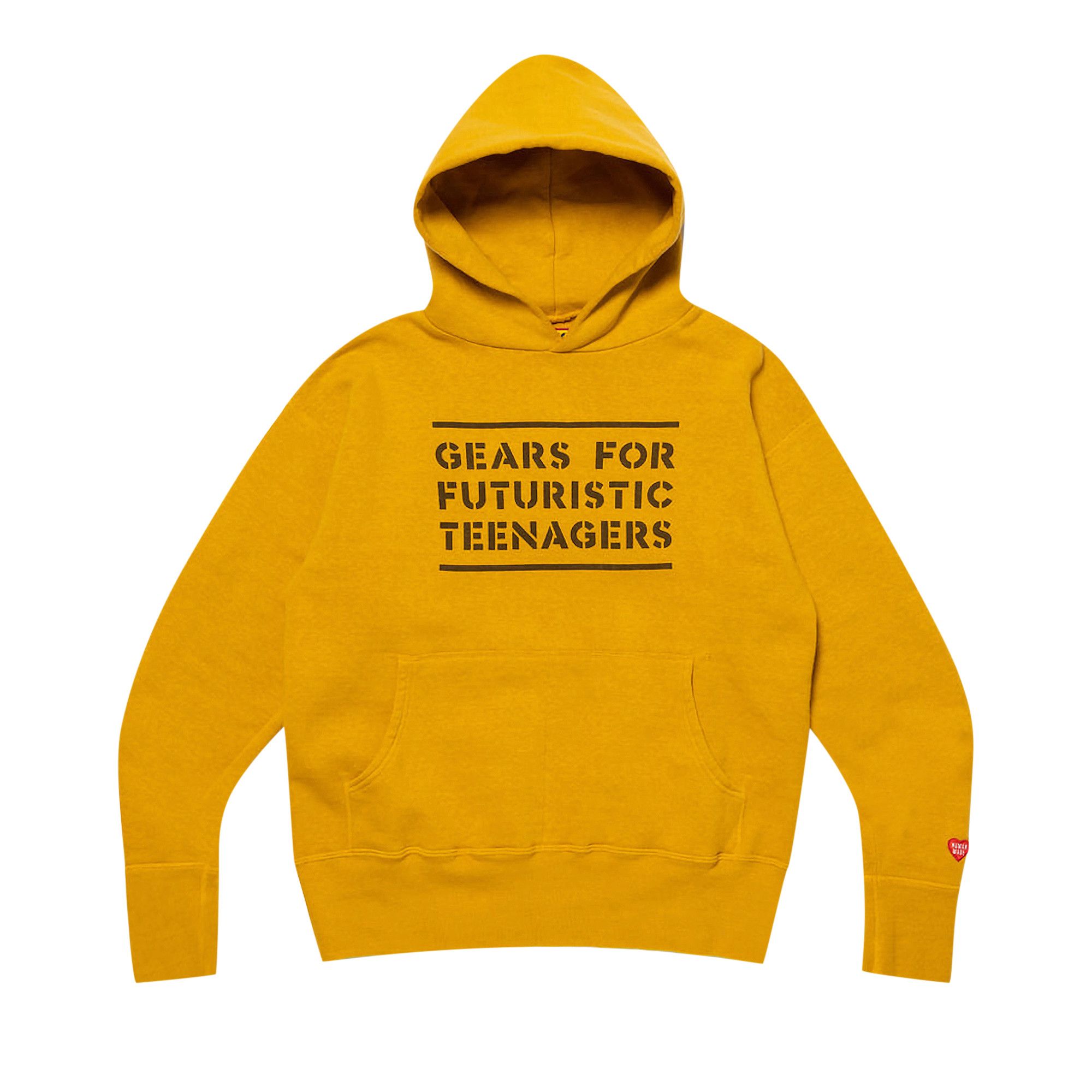 Buy Human Made Tsuriami Hoodie #2 'Yellow' - HM25CS009 YELL | GOAT