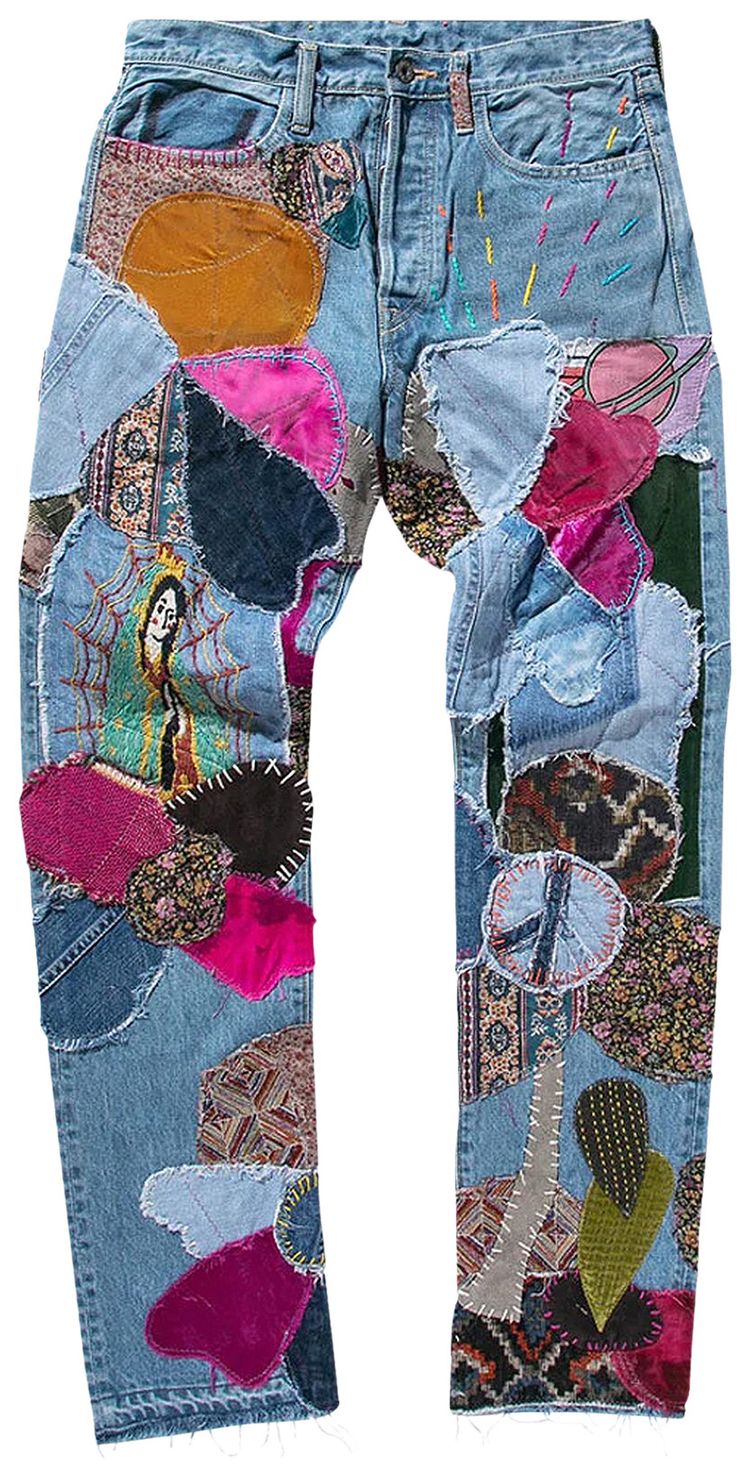 Kapital Denim Crazy El Paso Monkey Cisco Pants Hippie Insane Remake Pro