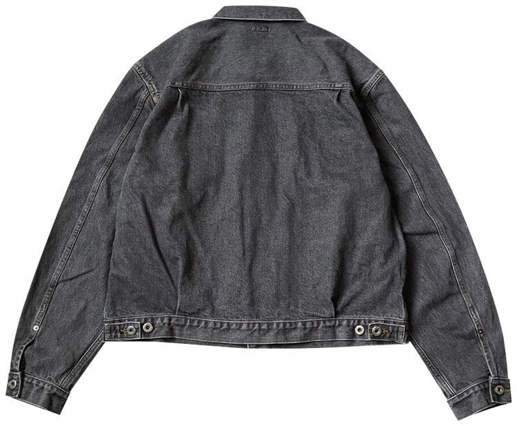 Kapital Denim Lace Up 2nd Jacket Black