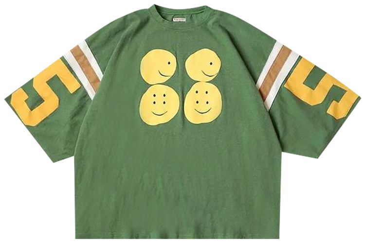 Kapital Huge Football T Shirt Green