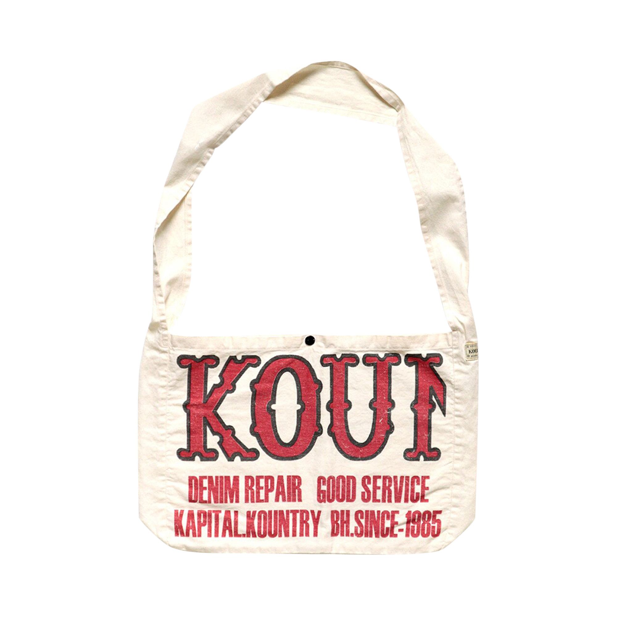 Buy Kapital Kountry Factory Book Bag 'Ecru' - EK 1230 ECRU | GOAT