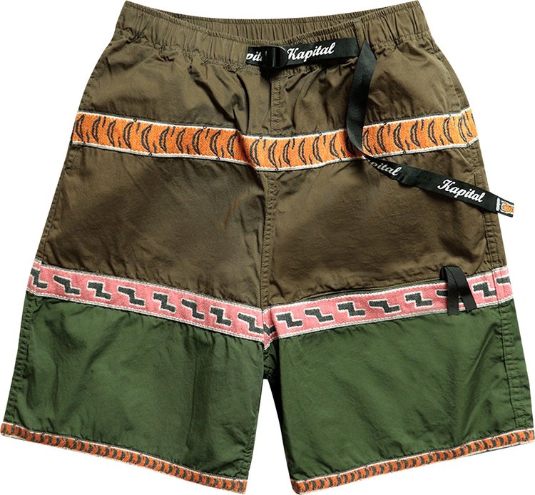 Kapital Combed Burberry Eco Baka Shorts 'Khaki'