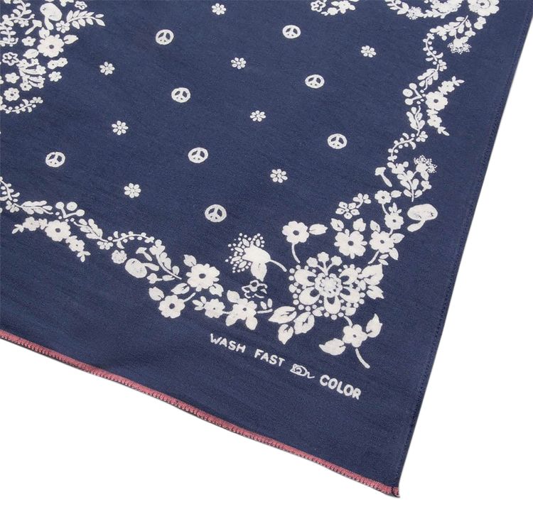 Kapital Fastcolor Selvedge Bandana Navy