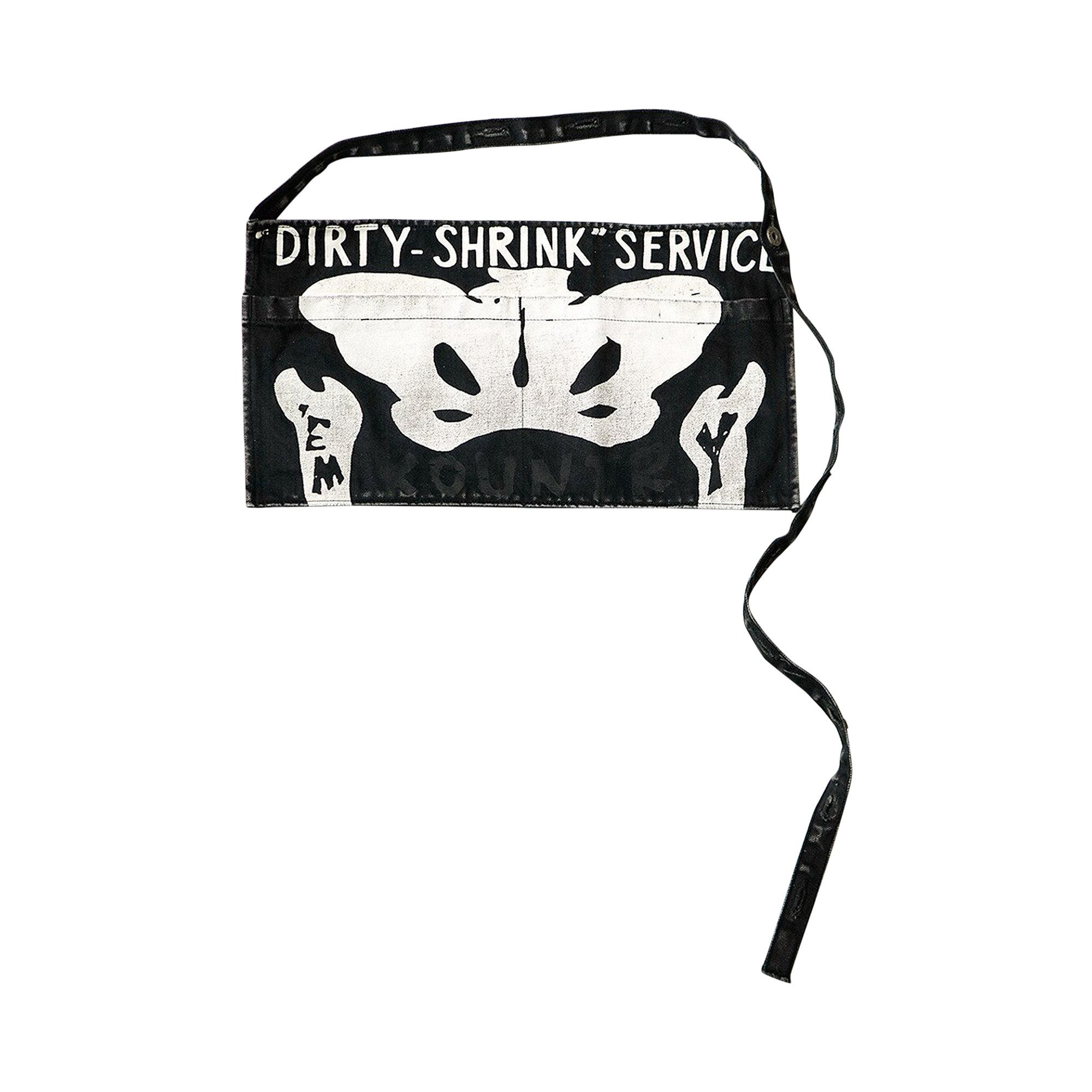 Buy Kapital Kountry X Denim Bone 2Ways Ad-Apron 'Black
