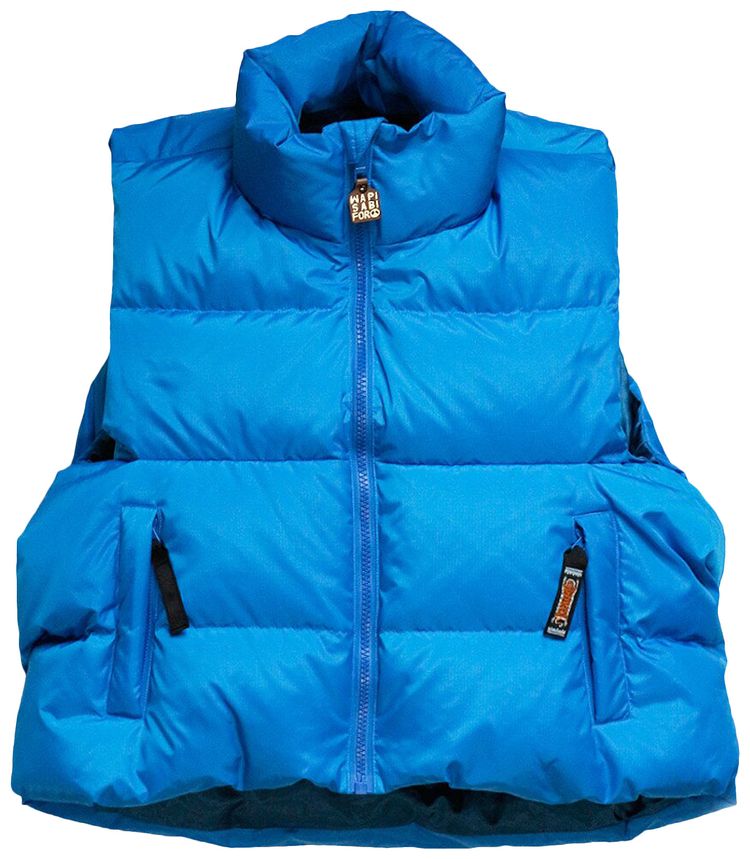 Kapital Ripstop Nylon Down Burger Keel Vest Blue
