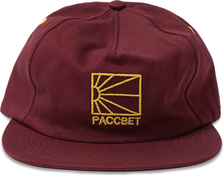 Rassvet 5-Panel Logo Cap Woven 'Dark Red'