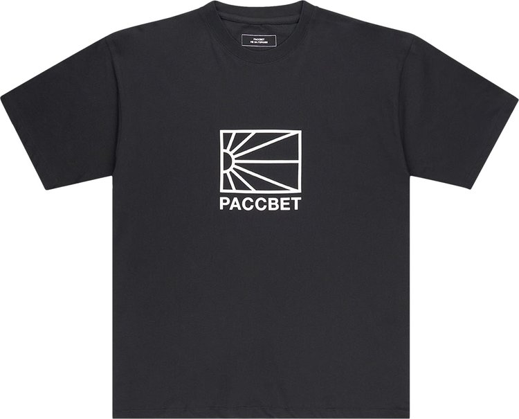 Rassvet x PACCBET Big Logo T Shirt Black