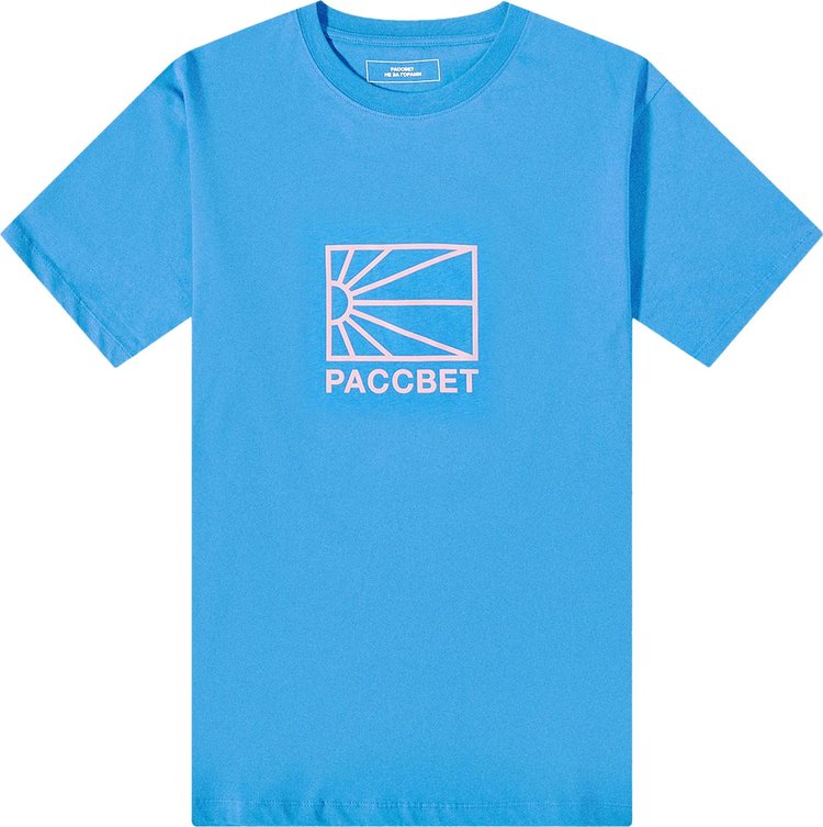Rassvet x PACCBET Big Logo T-Shirt 'Blue'