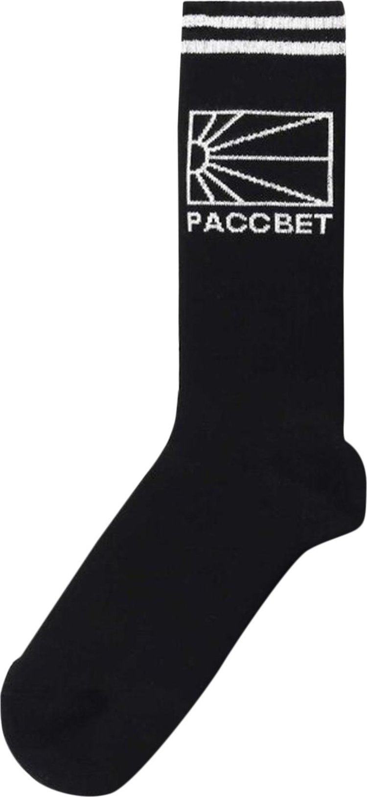 Rassvet x PACCBET Logo Knit Socks 'Black'