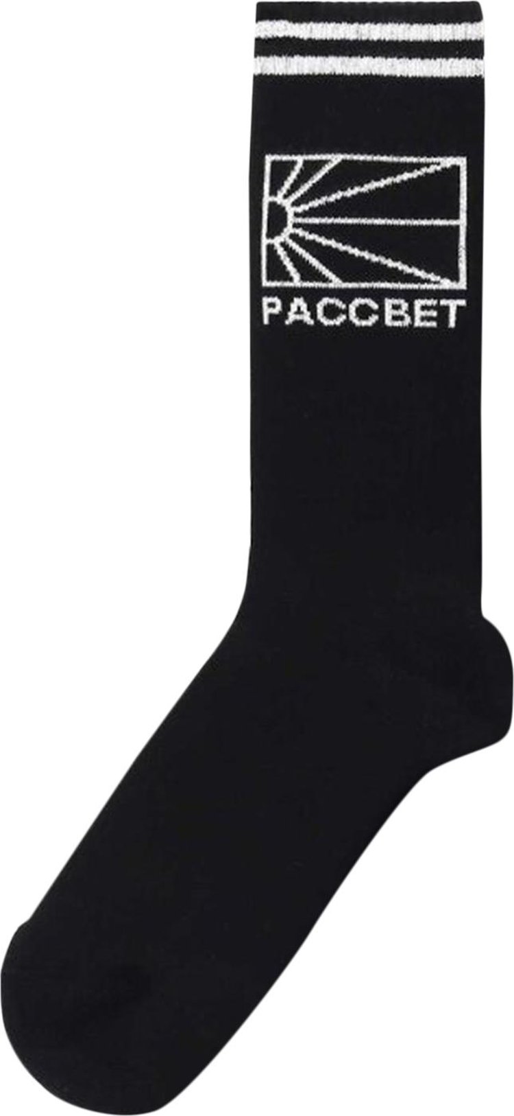 Rassvet x PACCBET Logo Knit Socks Black