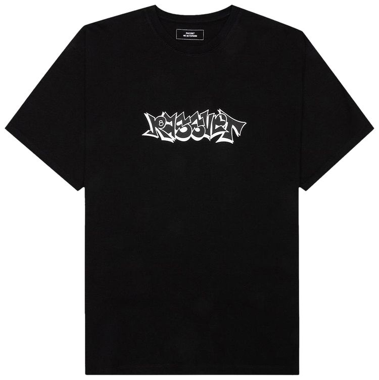 Rassvet x PACCBET Logo T Shirt Black