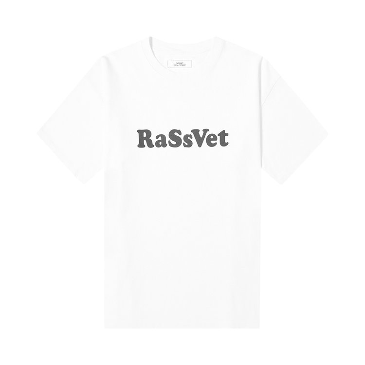 Rassvet x PACCBET Logo T Shirt White