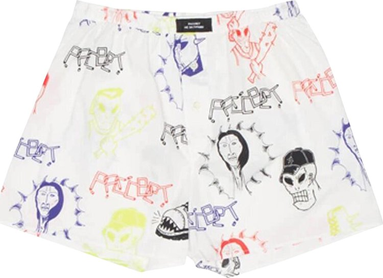 Rassvet x PACCBET Poplin Shorts 'White'