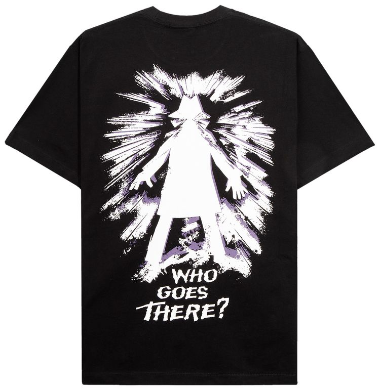 Real Bad Man Who Goes There Tee Black