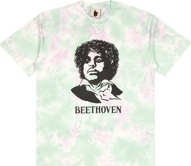 Real Bad Man Beethoven Short-Sleeve Tee 'Green Tie Dye'
