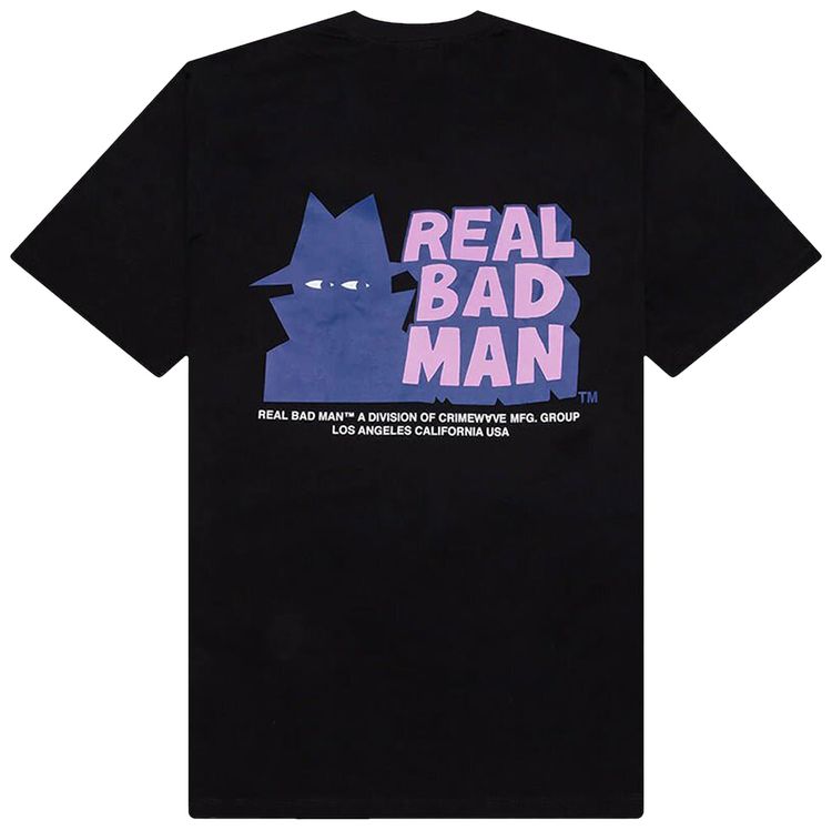 Real Bad Man Classic Watch T Shirt Black