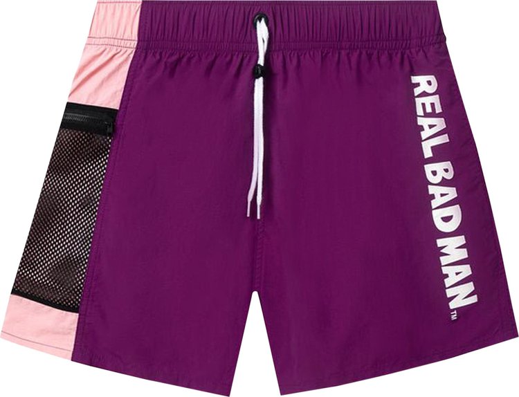 Real Bad Man Lost Hiker Short Purple