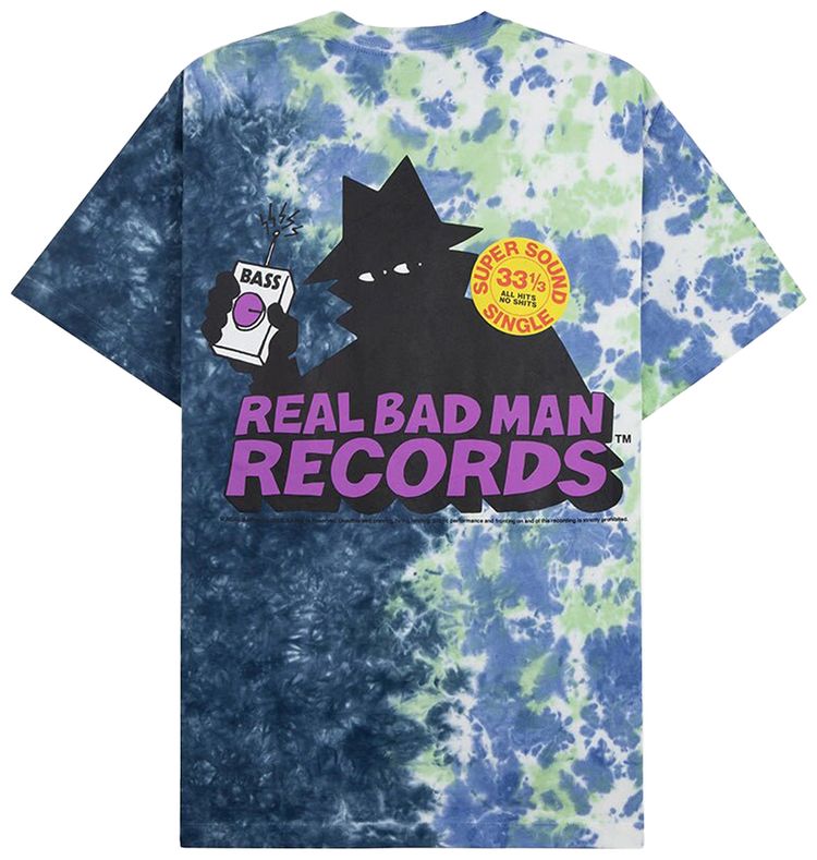 Real Bad Man Records Tee Blue Corral