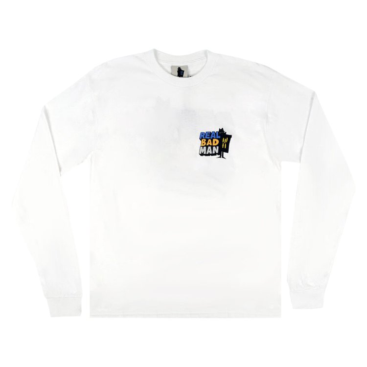 Real Bad Man Logo Vol 9 Long-Sleeve T-Shirt 'White'