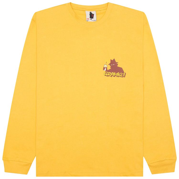 Real Bad Man x Gramicci Records Long Sleeve Tee Mustards