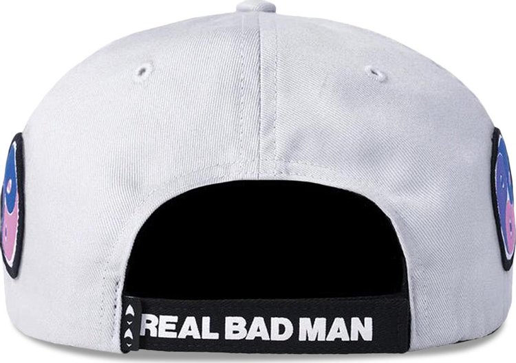 Real Bad Man Real Bad Three Way Patch Cap GreyBlue