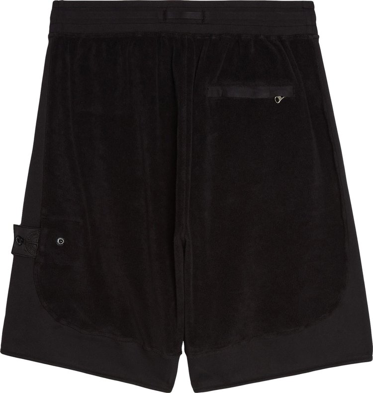 Stone Island Shadow Project Felpa Bermuda Cargo Short Black