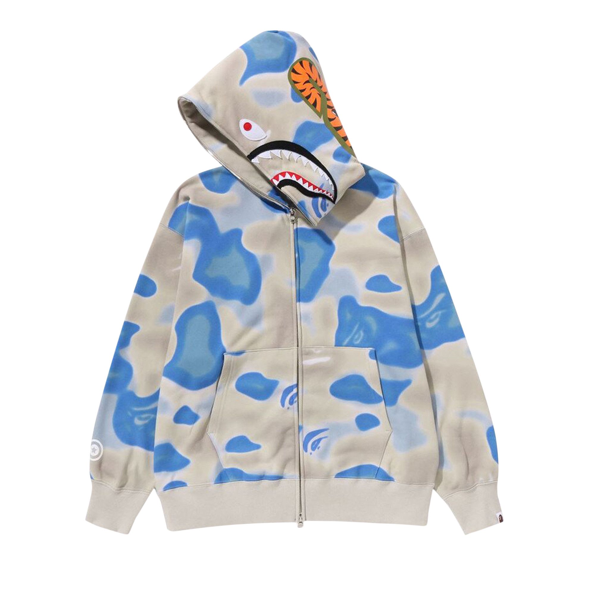 Bape hoodie light blue store
