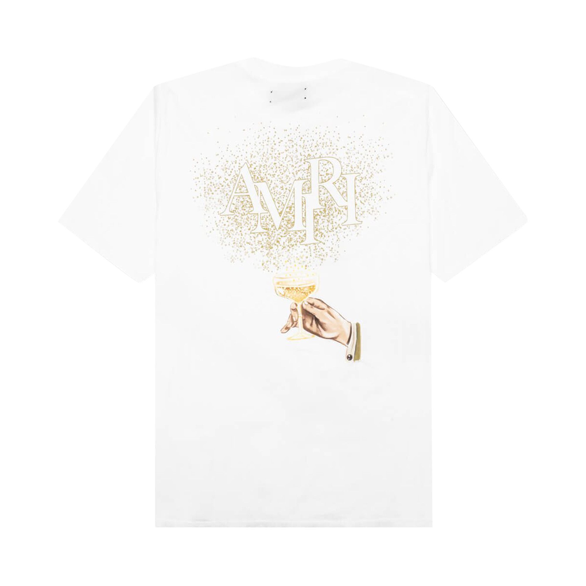 Buy Amiri Crystal Champagne T-Shirt 'White' - AMJYTE1019 100
