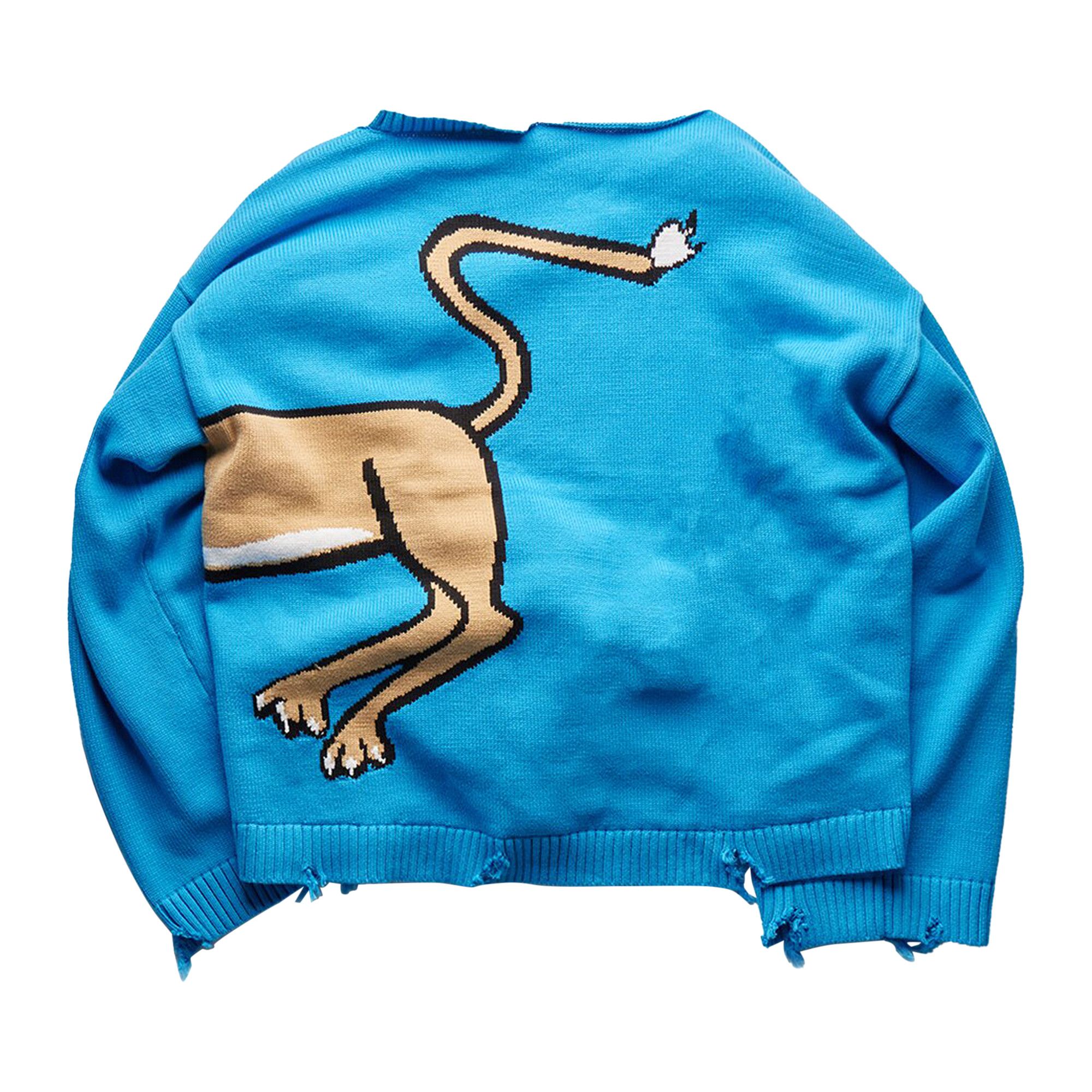 Buy Charles Jeffrey Loverboy Graphic Slash Jumper 'Blue Buy Charles Jeffrey Loverboy Graphic Slash Jumper 'Blue