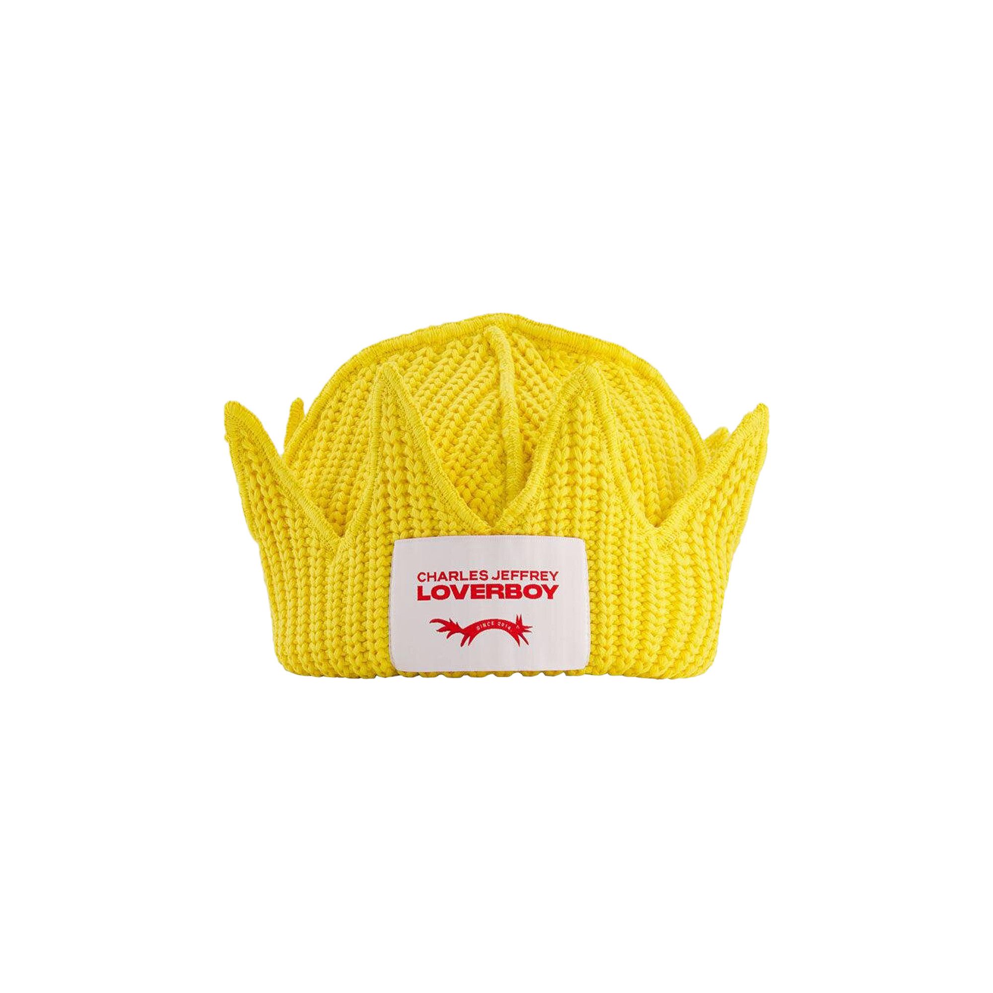 Buy Charles Jeffrey Loverboy Chunky Crown Beanie 'Gold' - 43130303 | GOAT