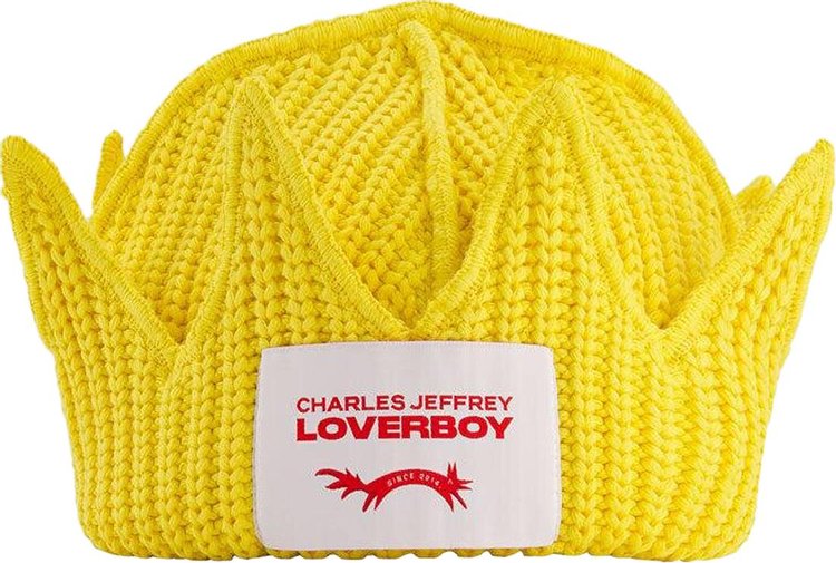 Charles Jeffrey Loverboy Chunky Crown Beanie 'Gold'