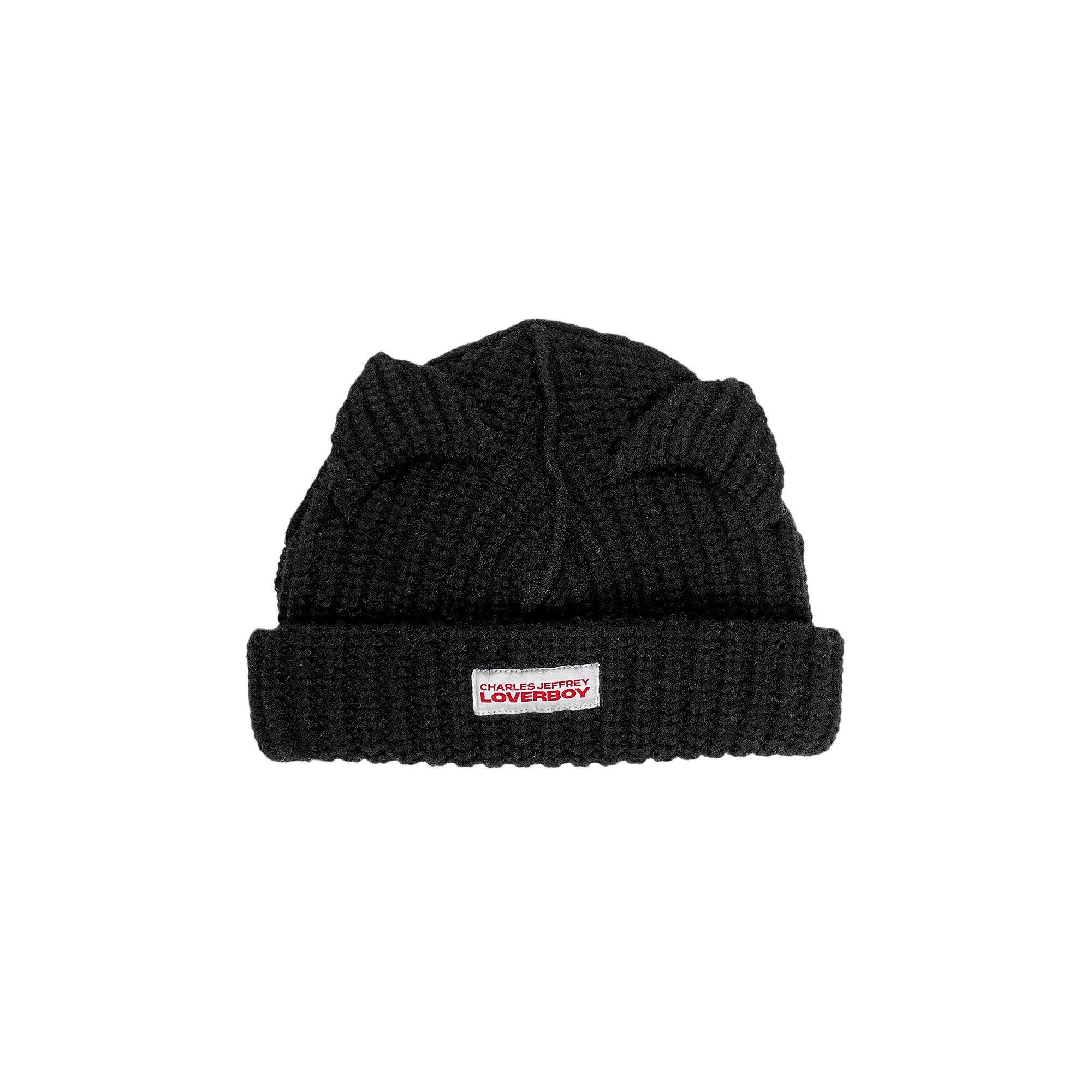 Buy Charles Jeffrey Loverboy Baby Chunky Ears Beanie 'Black